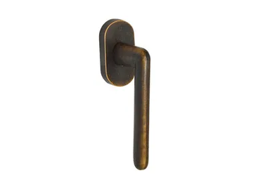 GAUDIUM MG3413 - DK bronze window handle on rose by Fama International - view 2